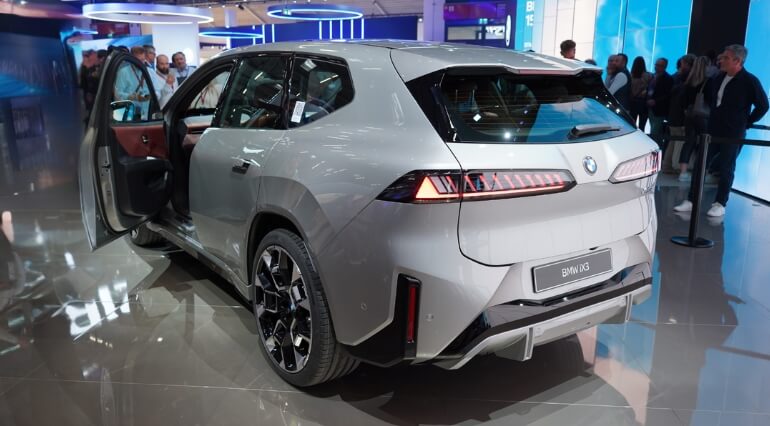 BMW iX3 rear angle