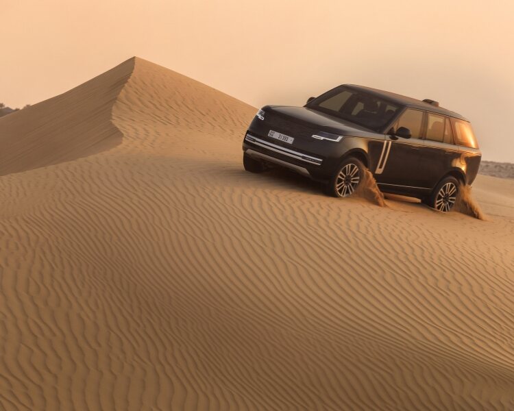 Range Rover with Pirelli sustainable tyres for greener driving