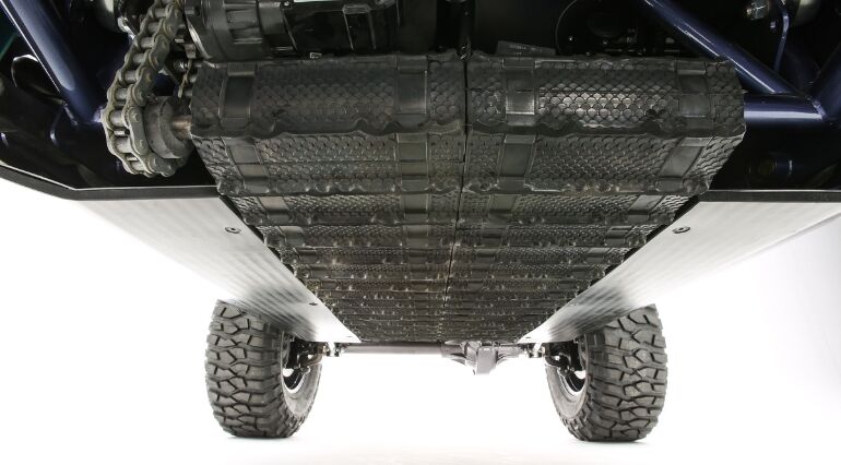 Tank track on Toyota FJ Cruiser