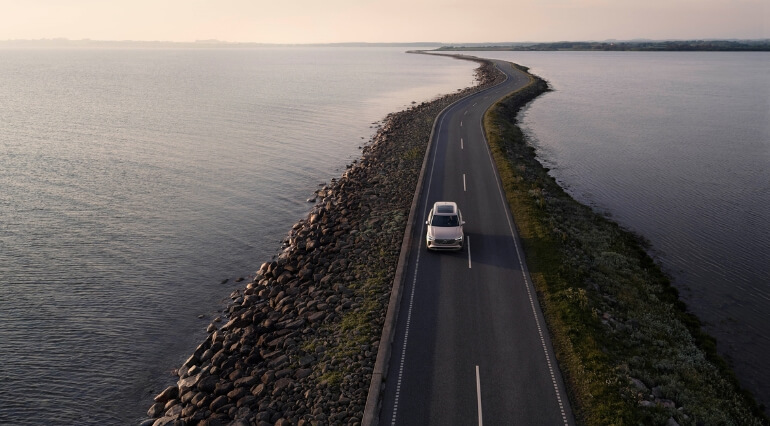Volvo XC90 on road