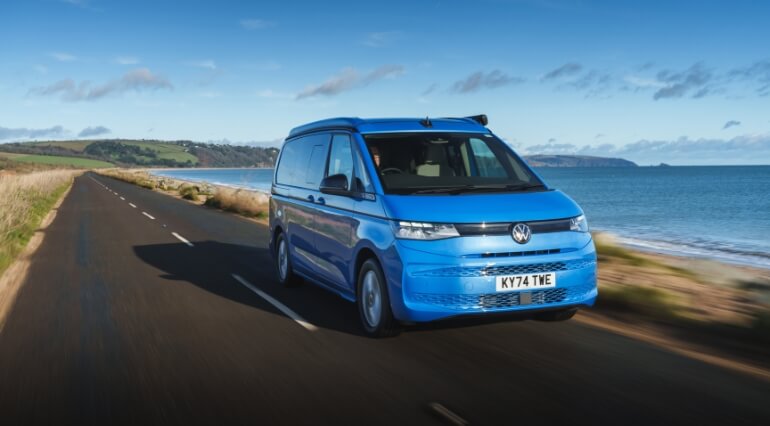 VW California on road