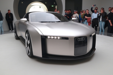 Audi Concept C at a motor show