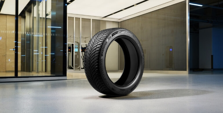Hankook tyre in a warehouse/office