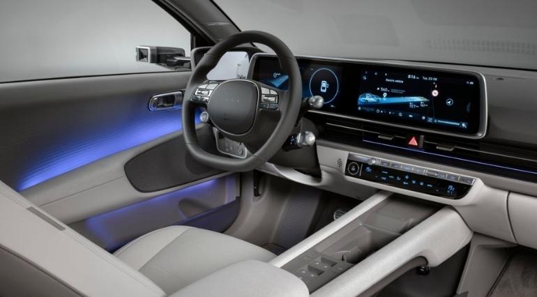 Interior of the Ioniq 6