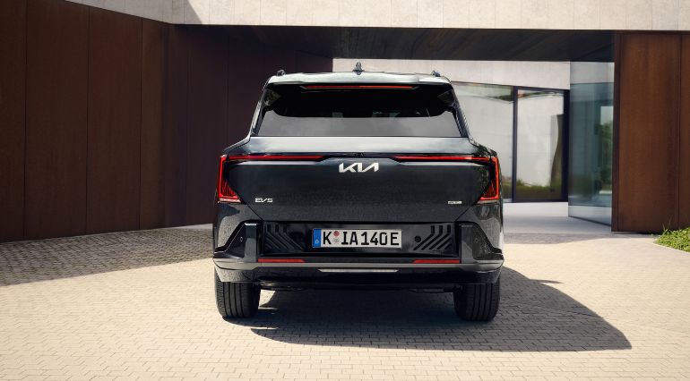 Rear view of the EV5