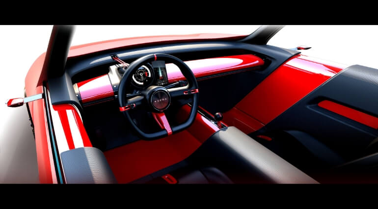 Mazda Vision X-Compact interior