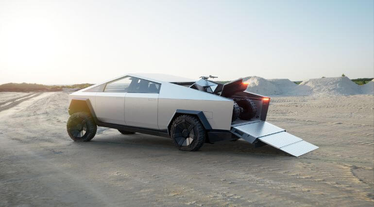 Tesla Cybertruck quadbike