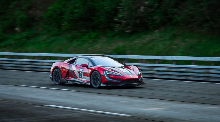 Yangwang U9 on the track