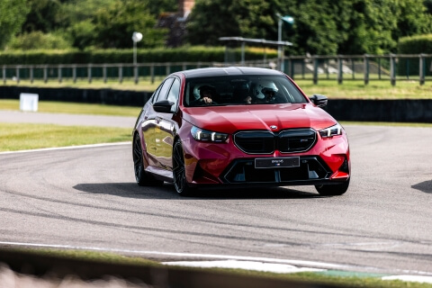 BMW M5 with Pirelli P ZERO takes on track at Goodwood