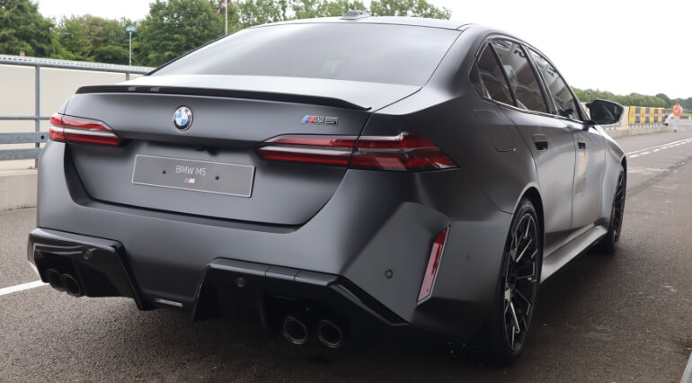BMW M5 rear