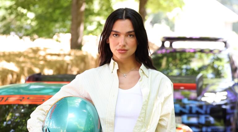 Dua Lipa at Goodwood