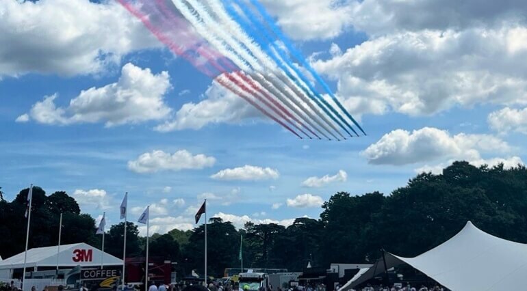 Red arrows at goodwood
