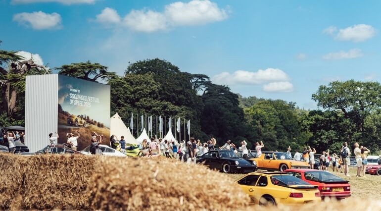 Porsche paddock goodwood 2025