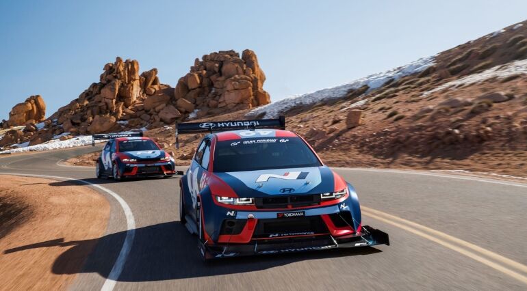 Hyundai Ioniq 5 N on Pikes Peak