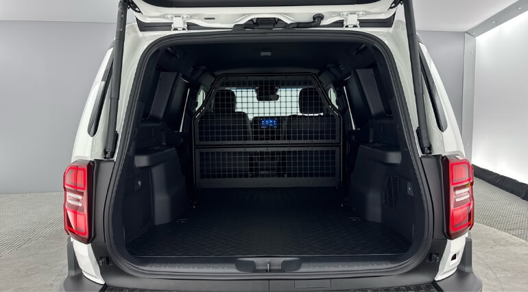 Land Cruiser Commercial boot area