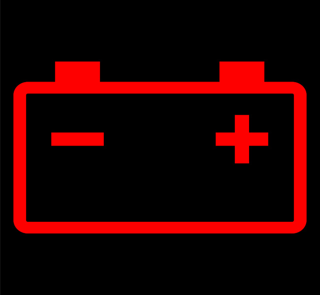 Battery or Charging System dashboard symbol
