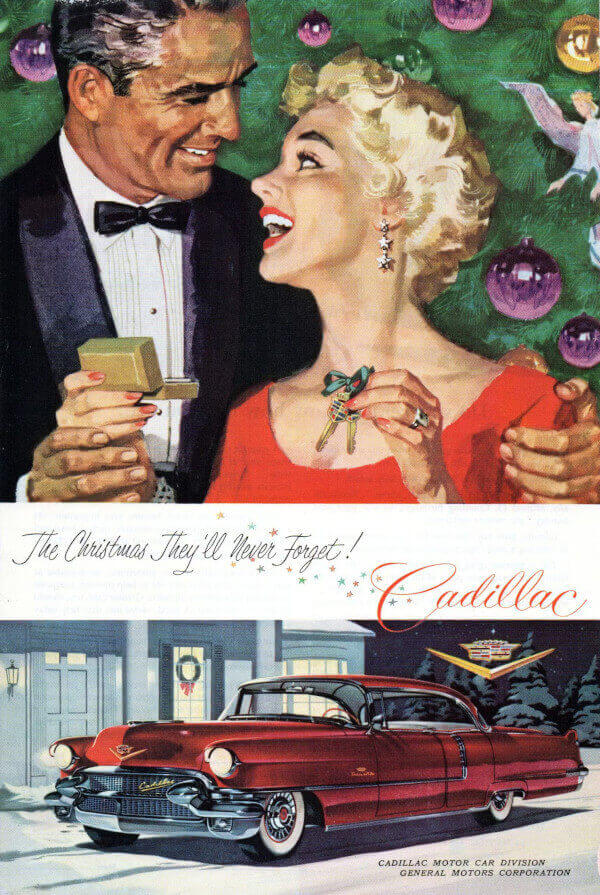Cadillac 1956 car advert