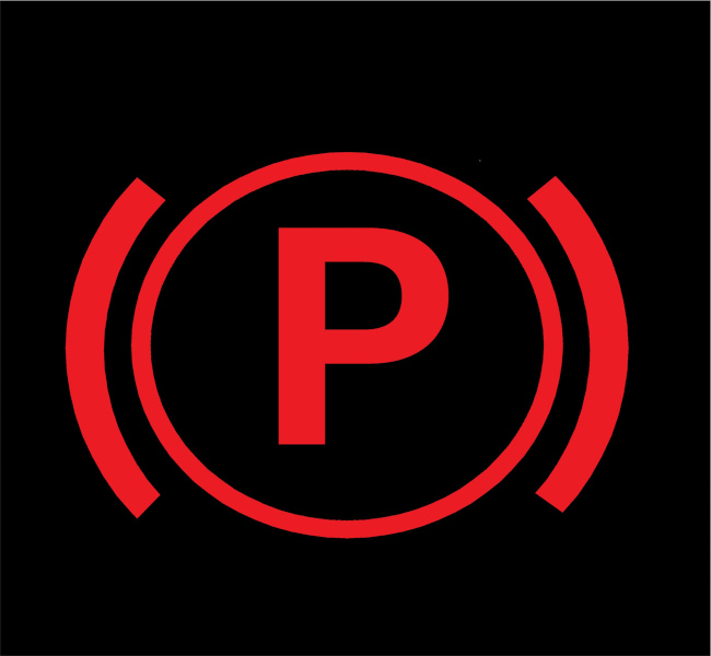 Electronic Parking Brake dashboard symbol