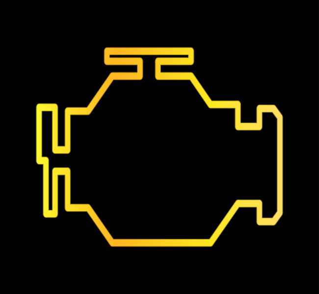 Engine management light dashboard symbol