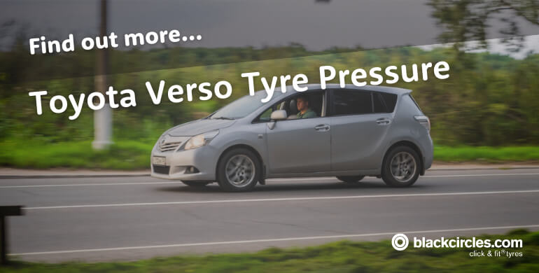 Toyota Verso Tyre Pressure Guide