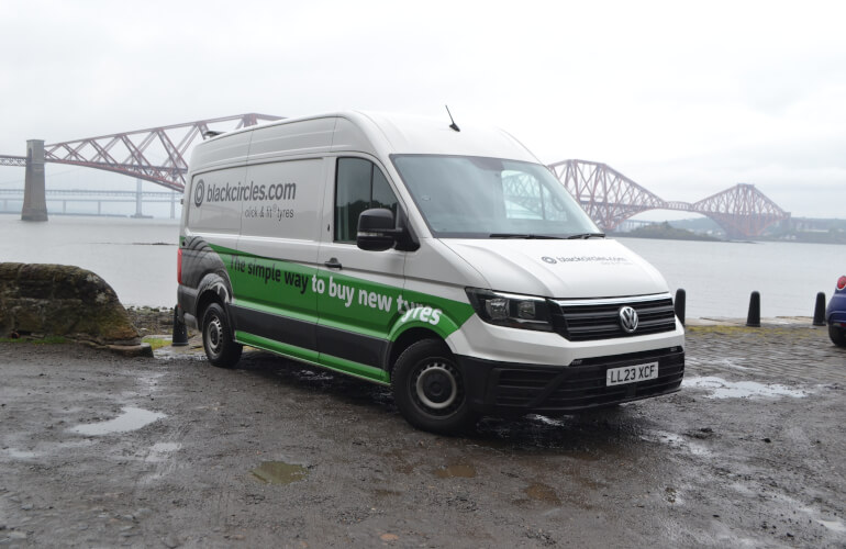 Blackcircles mobile tyre fitting van