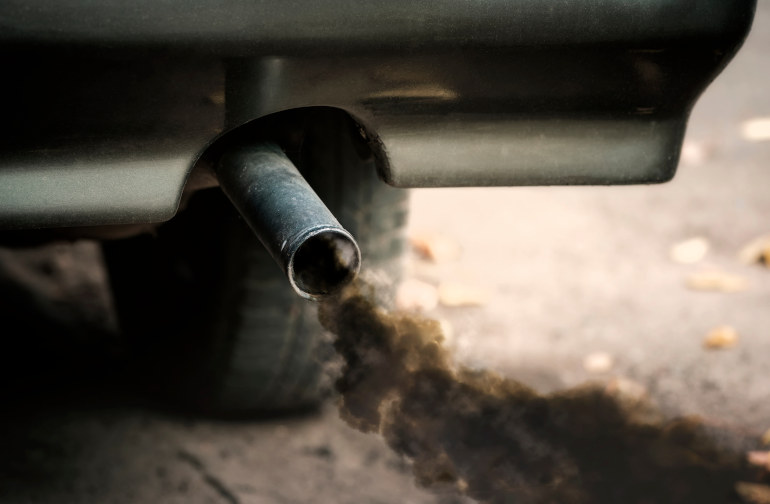 Smokey exhaust