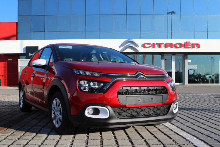 Citroen showcased at garage