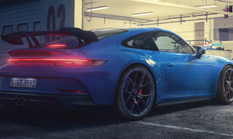 Rear of Porsche 911