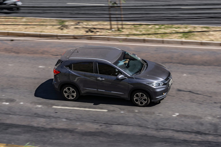Honda HRV in grey