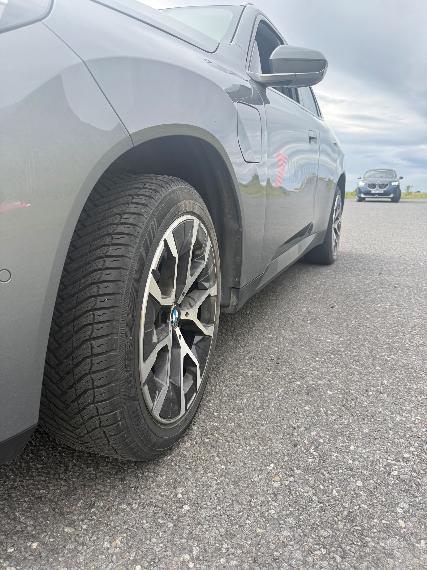 BMW X3 Hybrid on test in Iceland fitted with Yokohama BluEarth-AllSeason2 tyres