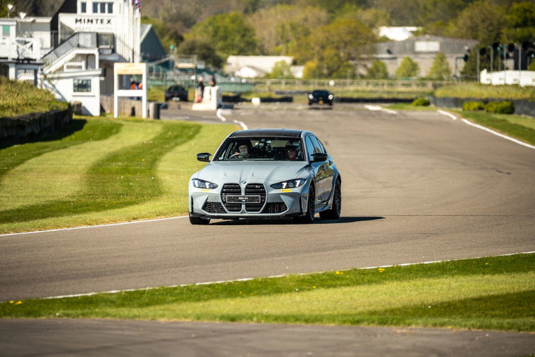 BMW M3 at Goodwood racetrack