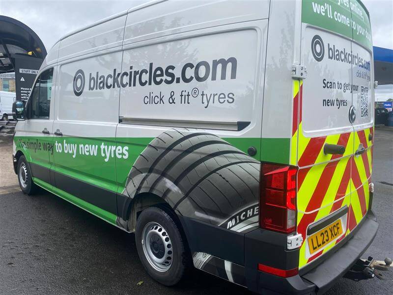 Blackcircles Mobile Tyre Fitting Van - Newcastle