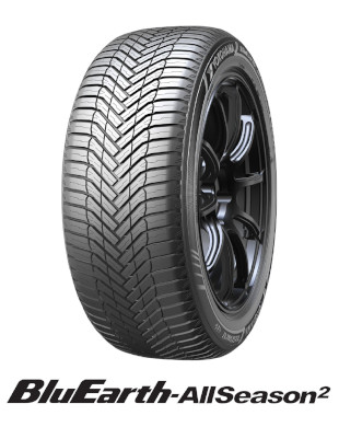 Yokohama BluEarth-AllSeason 2 tyre and wheel