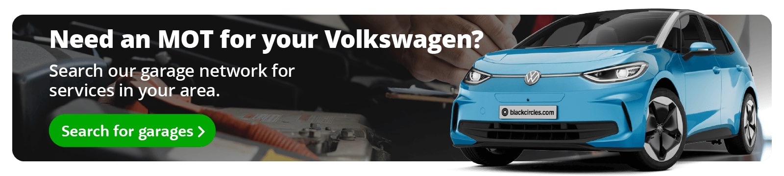 Blackcircles.com online Volkswagen MOT booking