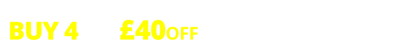 Multibuy offer buy four tyres get £40 off