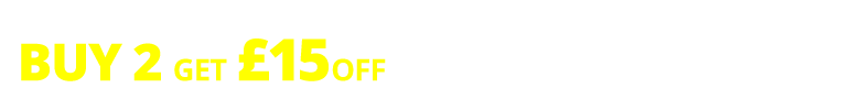Multibuy offer buy two get £15 off or buy four get £40 off